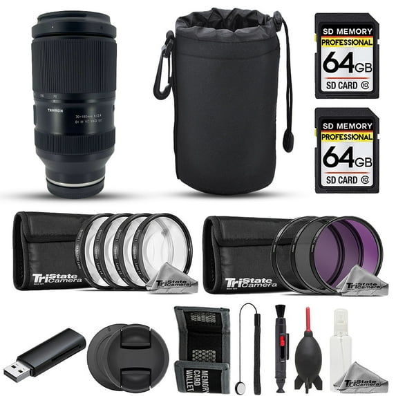 Tamron 70-180mm f/2.8 Di III VC VXD G2 Lens - 15pc 64GB Advanced Bundle (International Version)