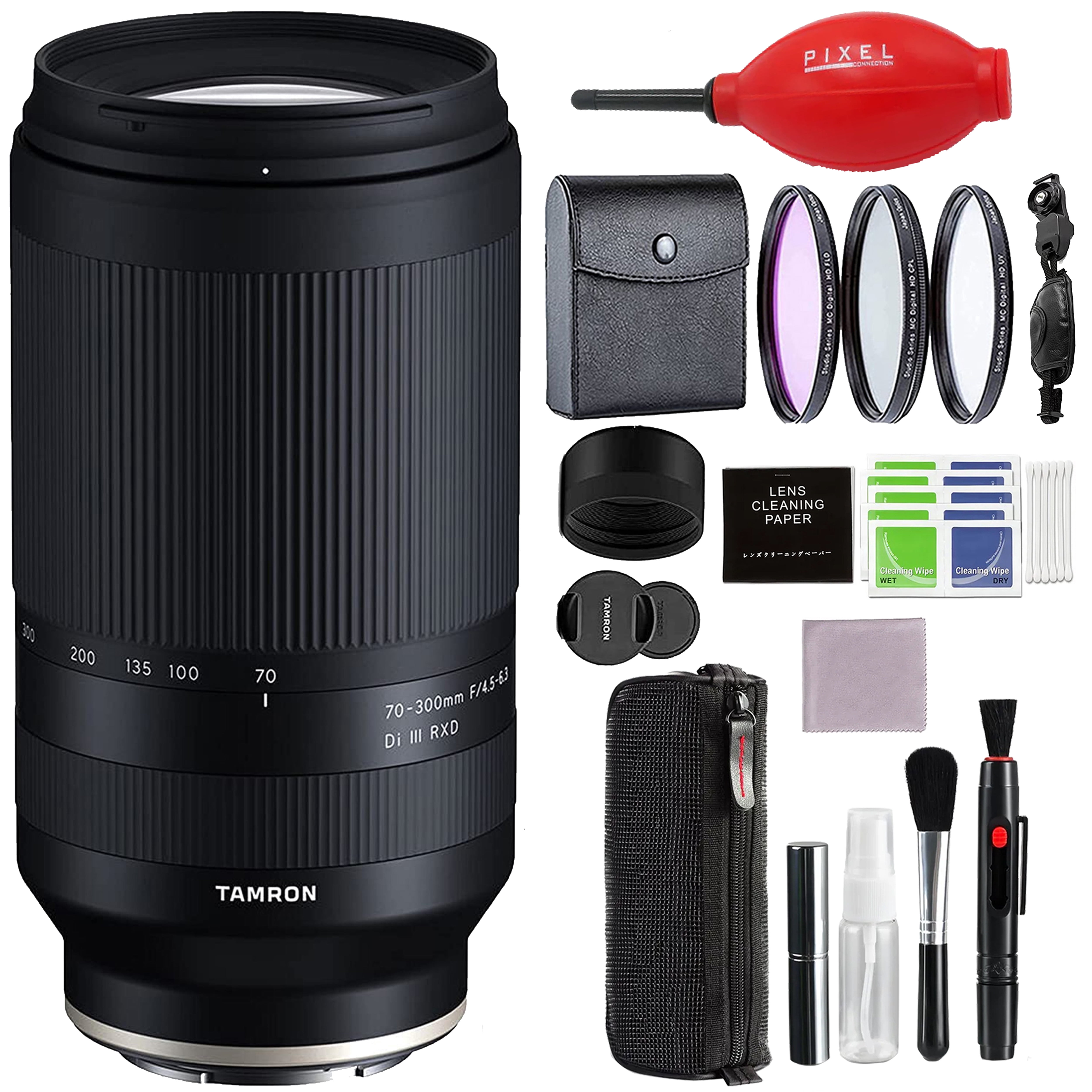 Tamron 70-300mm f/4.5-6.3 Di III RXD Lens for Sony E with Advanced 