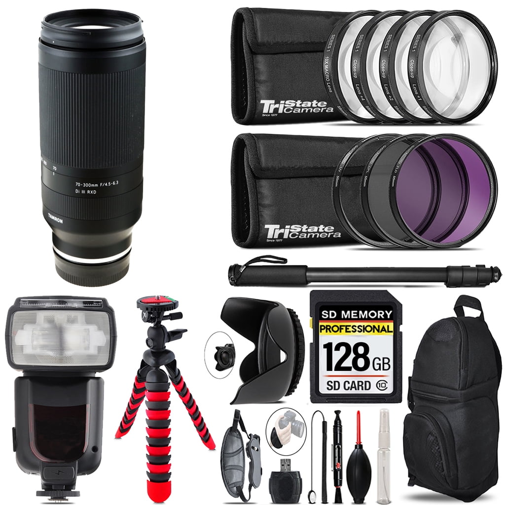 TAMRON 70-300mm Di Ⅲ RXD FOR NIKON Z Tamron 70-300mm f/4.5-6.3 Di III RXD Lens for Nikon Z + 7 Piece