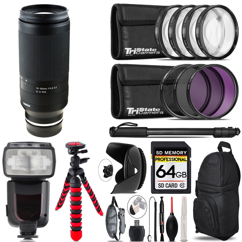Tamron 70-300mm f/4.5-6.3 Di III RXD Lens for Nikon Z + 7 Piece