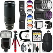 Tamron 70-300mm f/4.5-6.3 Di III RXD Lens for Nikon Z+ LED Light - 128GB Accessory Bundle