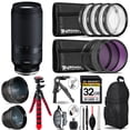 thumbnail image 1 of Tamron 70-300mm f/4.5-6.3 Di III RXD Lens for Sony E + 3 Lens Kit + Tripod + Backpack - 32GB Accessory Bundle (International Version), 1 of 7