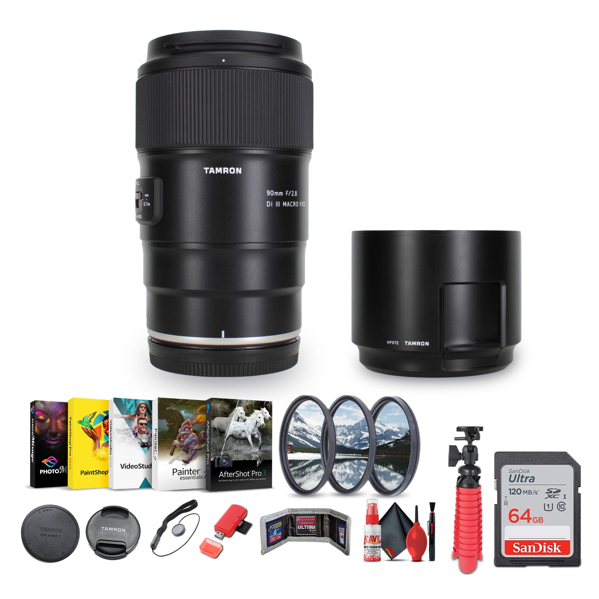 Tamron 90mm f/2.8 Di III VXD Macro Lens For (Nikon Z) (AFF072Z700 ...