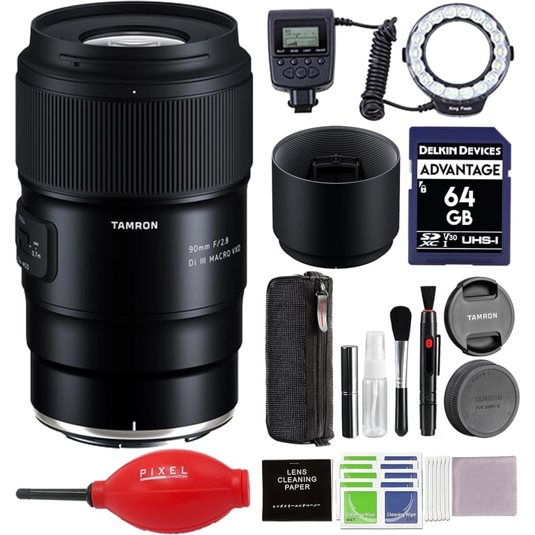 Tamron 90mm Di III VXD Macro Lens for Sony E mount with