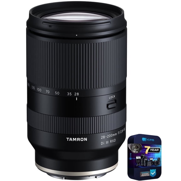 Tamron AFA071S700 28-200mm F2.8-5.6 Di III RXD A071 Lens for Sony E-Mount Full Frame Mirrorless Bundle with 7 YR CPS Enhanced Protection Pack