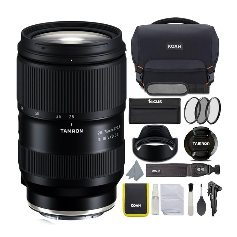 Tamron Di III VXD G2 28-75mm f/2.8 Zoom Lens for Sony E-Mount with Gadget  Bag & Accessories - Walmart.com