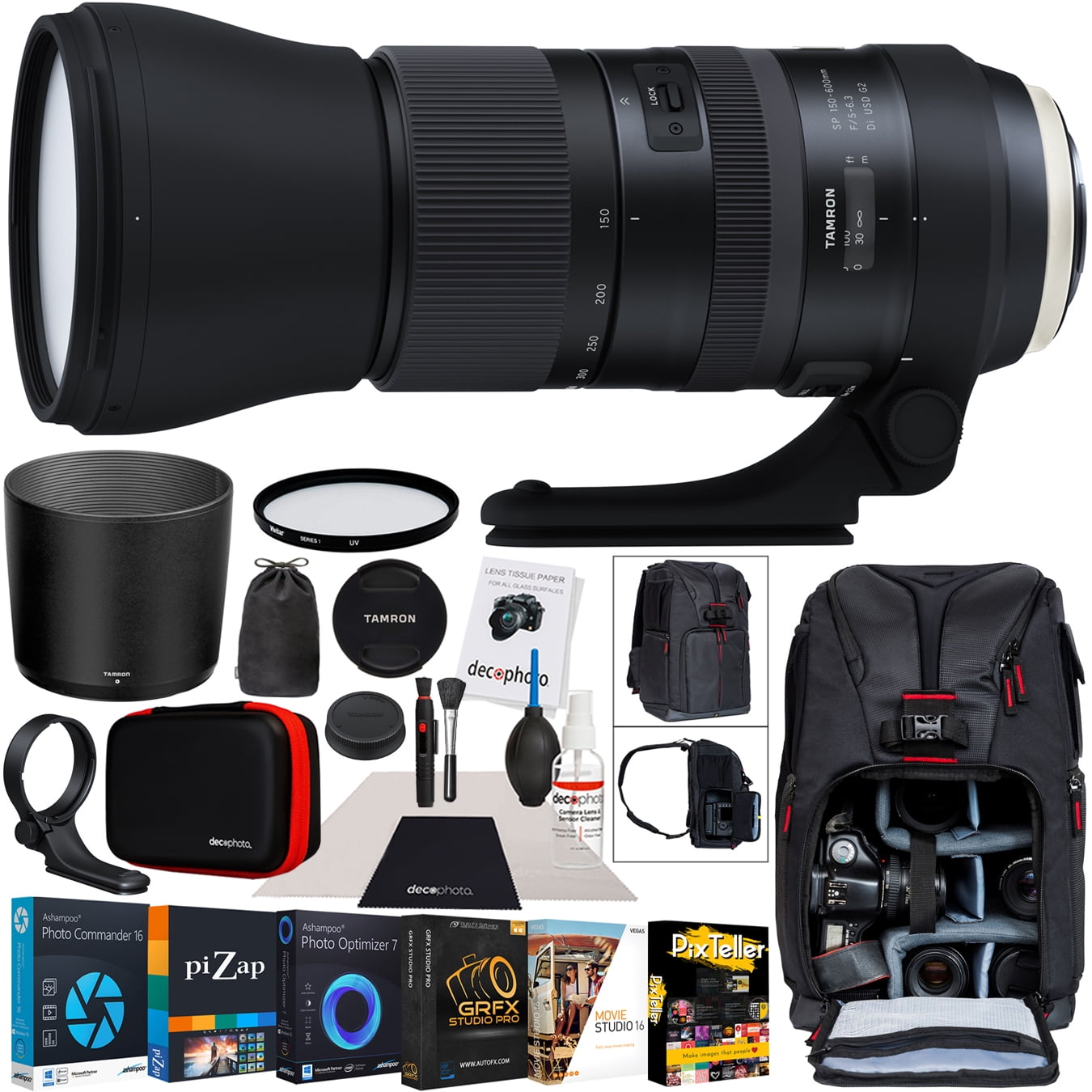 Tamron SP 150-600mm F/5-6.3 Di VC USD G2 Zoom Lens A022 for Nikon