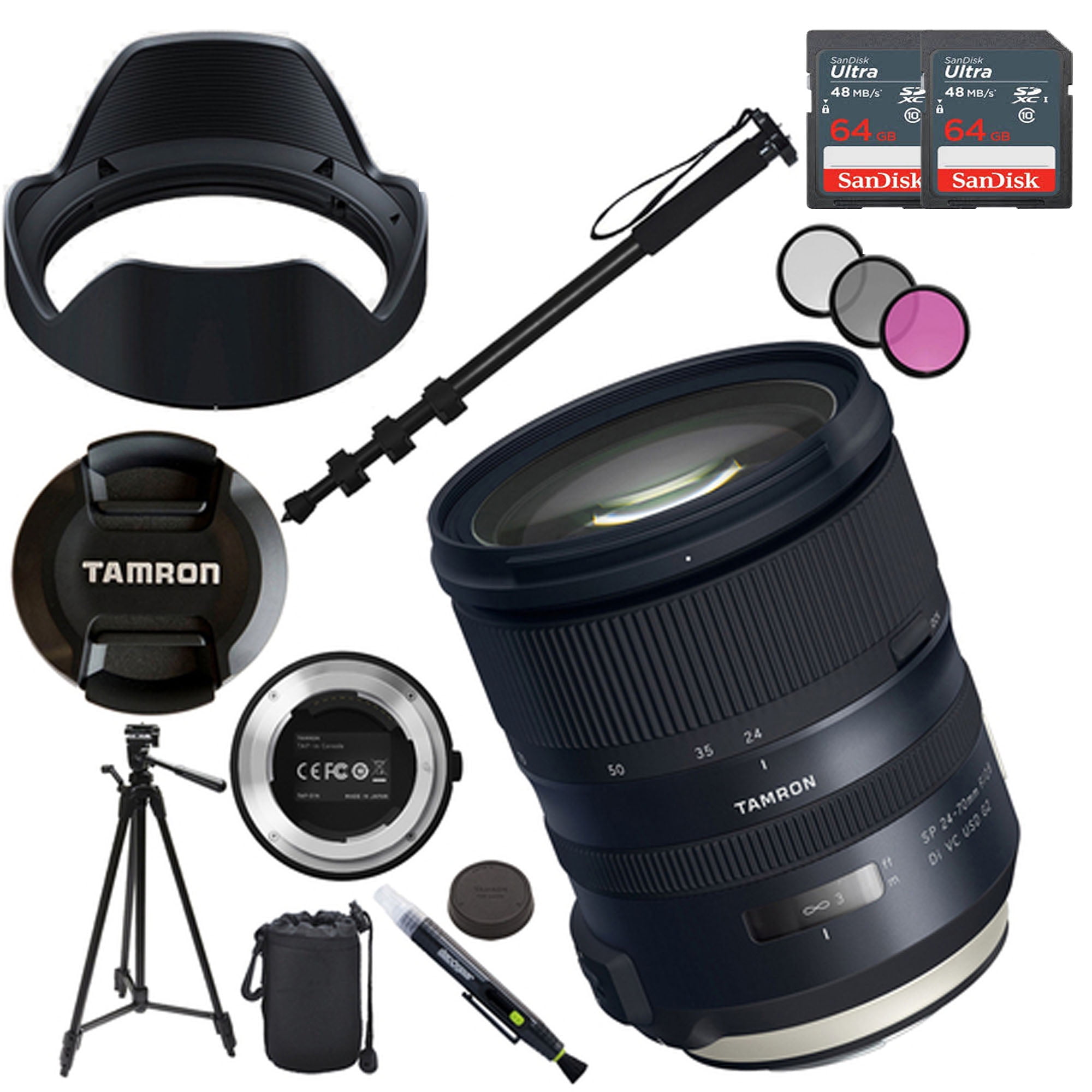 Tamron SP 24-70mm f/2.8 Di VC USD G2 Lens for Nikon F with Tap-In