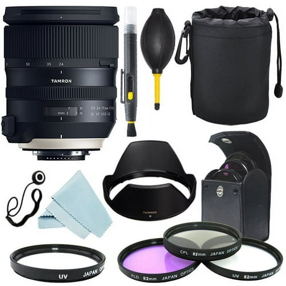 Tamron SP 24-70mm f/2.8 Di VC USD G2 Lens for Nikon + Filter Kit + Accessory Kit