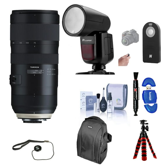 Tamron SP 70:200mm f/2.8 Di VC USD G2 Lens for Nikon F Flashing Kit