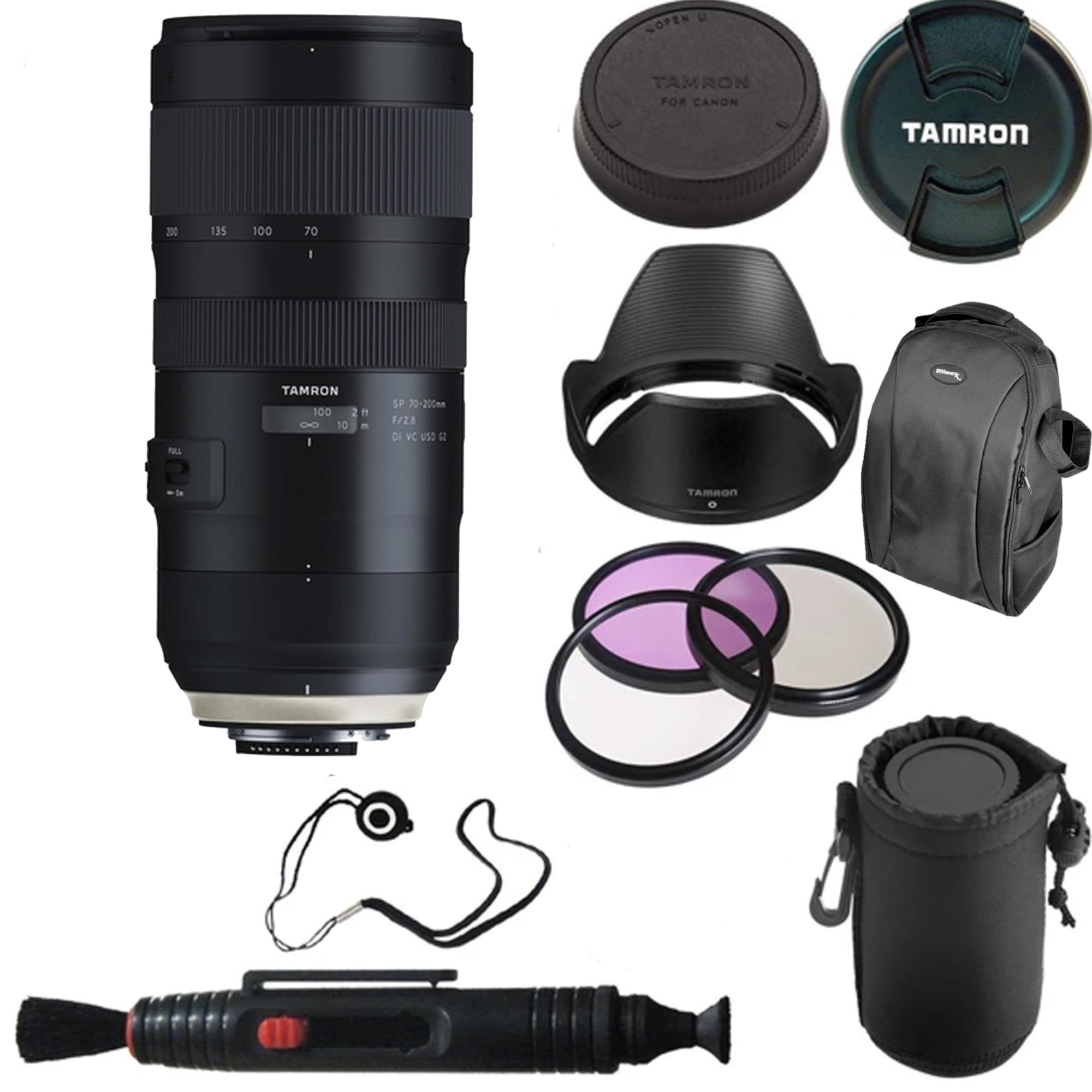 Tamron SP 70-200mm f/2.8 Di VC USD G2 Lens for Nikon F With Pouch