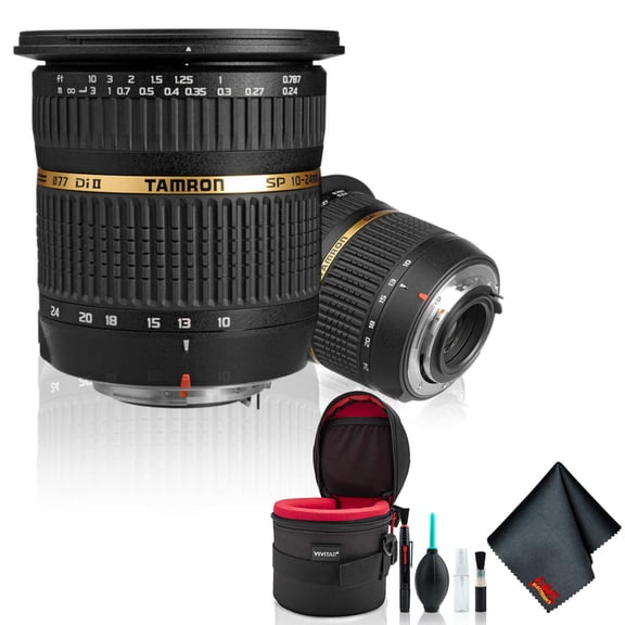 Tamron SP AF 10-24mm f / 3.5-4.5 DI II Zoom Lens for Pentax DSLR Cameras (International Model) - Deluxe Bundle