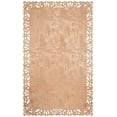thumbnail image 1 of Wals-Siezenheim Copper Modern Polyester Leather Area Rug, 1 of 4