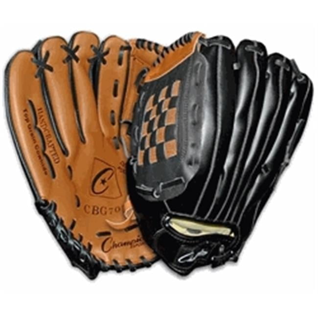 Tan 12 in. Baseball & Softball Fielders Glove - Worn on Right Hand