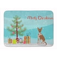 thumbnail image 1 of Tan Abyssinian or African Hairless Dog Christmas Tree Machine Washable Memory Foam Mat, 1 of 4