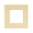 thumbnail image 1 of Tan Acid Free 20x20 Picture Frame Mats with White Core Bevel Cut for 16x16 Pictures - Fits 20x20, 1 of 4