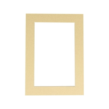 Tan Acid Free 28x40 Picture Frame Mats with White Core Bevel Cut for 24x36 Pictures - Fits 28x40