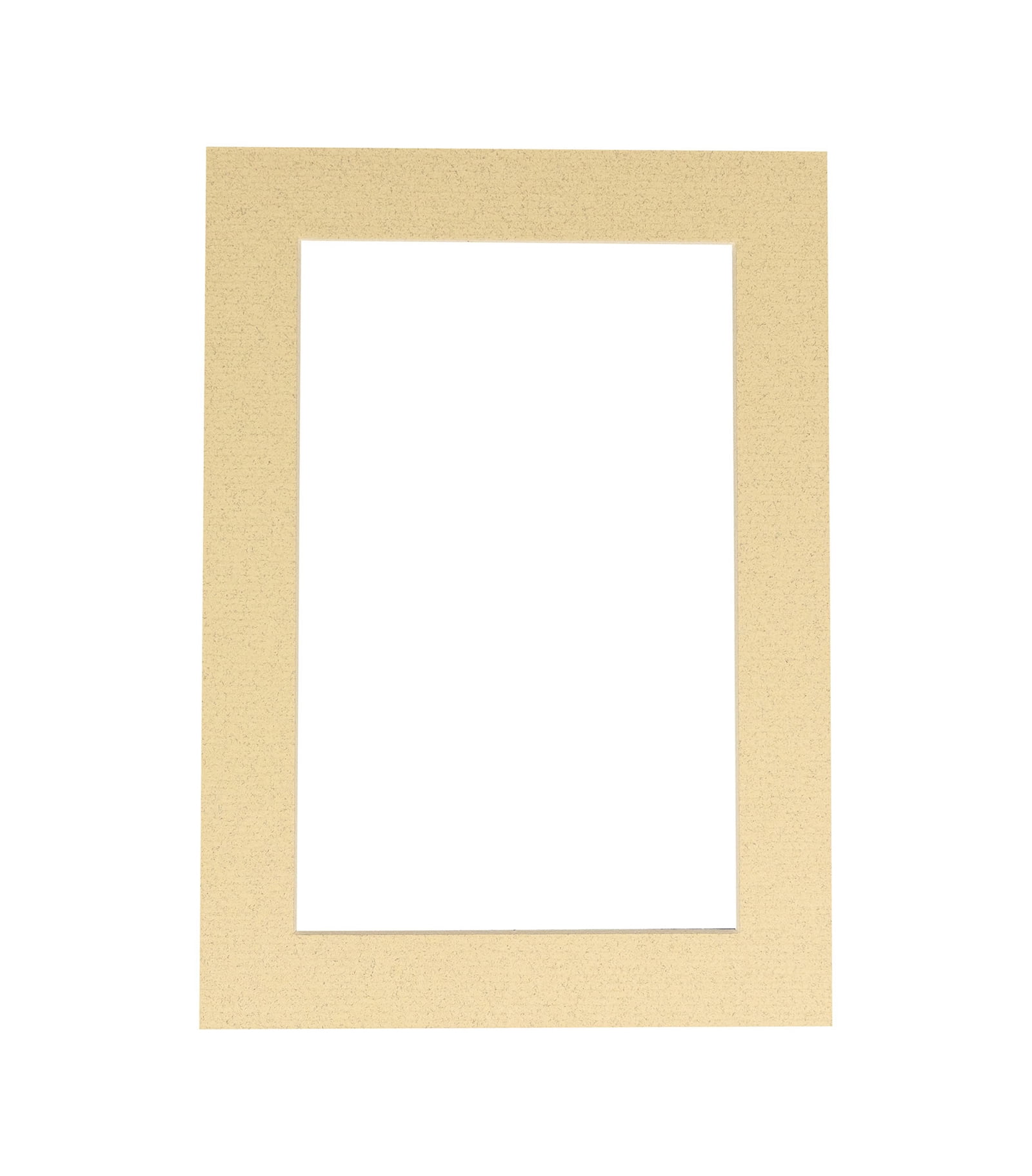 Tan Acid Free 5x7 Picture Frame Mats with White Core Bevel Cut for 4x6 ...