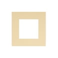 thumbnail image 1 of Tan Acid Free 7x7 Square Picture Frame Mat with White Core Bevel Cut for 5x5 Pictures - Fits 7x7, 1 of 3
