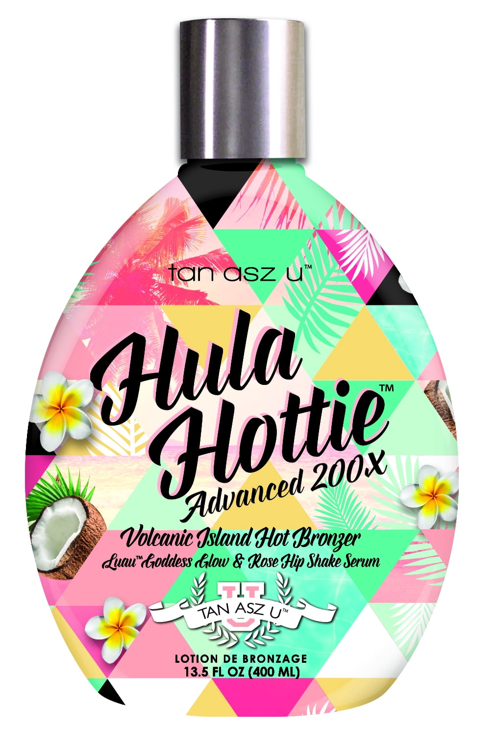 Tan Asz U Hula Hottie Tanning Bed Lotion, 200X Volcanic Island Hot