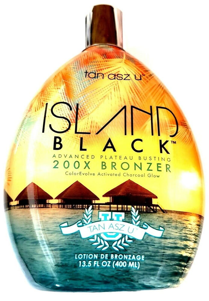 Tan Asz U Island Black 200X Plateau Busting Bronzer Tanning Lotion 13