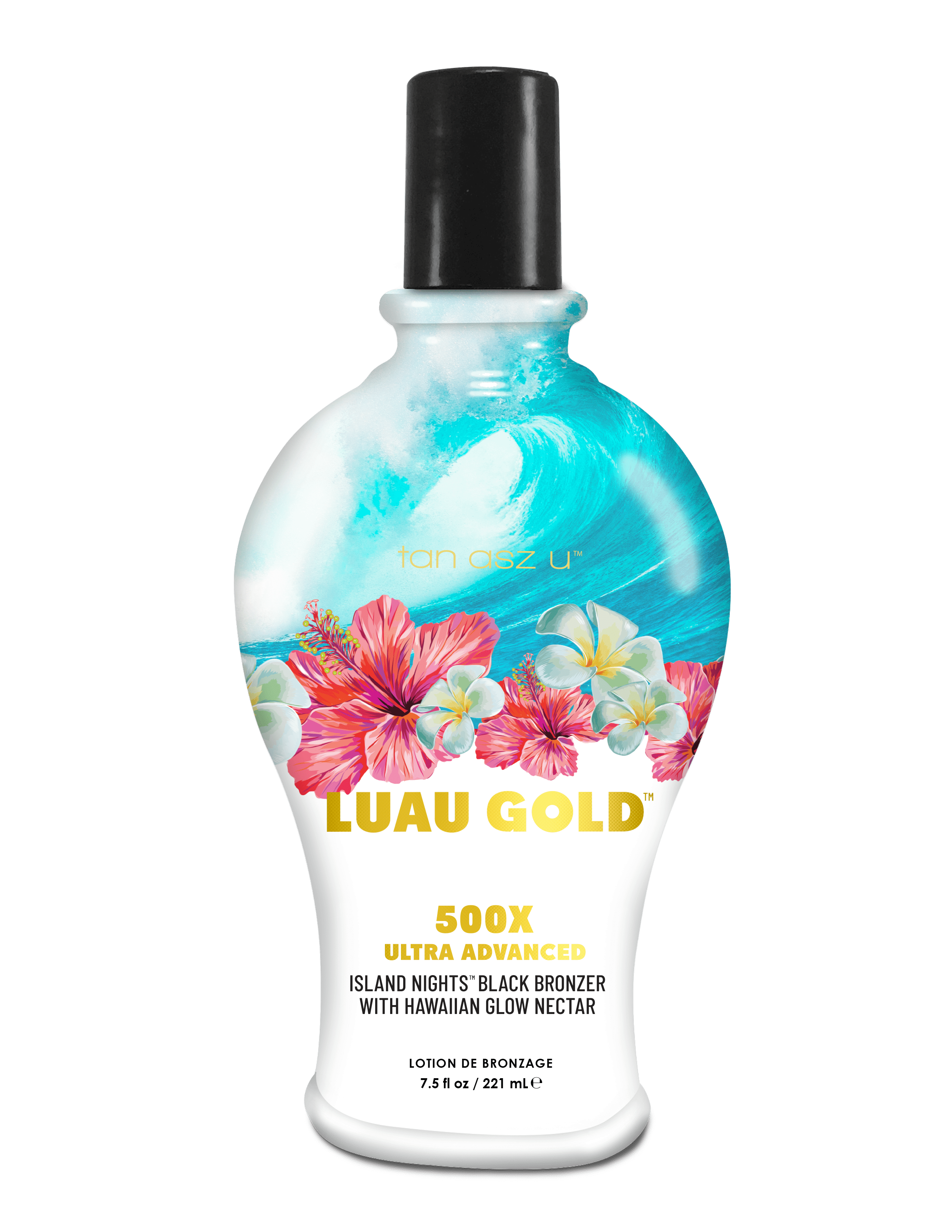 アシュラン　サンタクローション Tan Asz U Luau Gold 500x Ultra Advanced Tanning Lotion 7.5oz