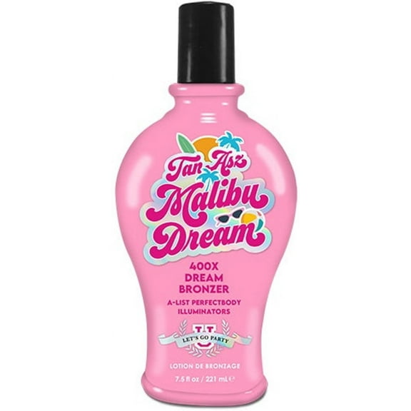 Tan Asz U Malibu Dream Tanning Lotion 7.5 oz 400X Dream Bronzer w/Illuminators