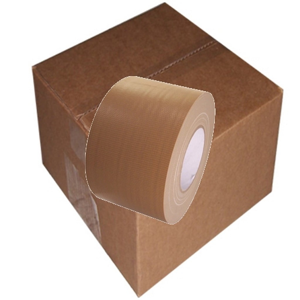 Tan / Beige Duct Tape 4" X 60 Yard Roll (12 Roll/Case)
