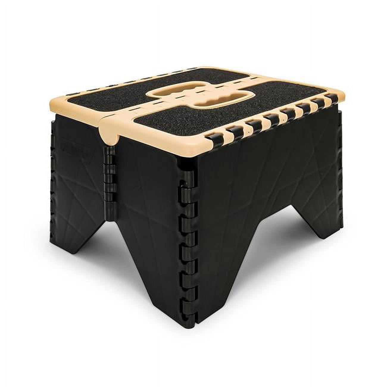 Tan & Black Non Skid RV Folding Step Stool, Plastic - Walmart.com