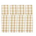 thumbnail image 1 of Tan Buffalo Check Kitchen Towels and Dishcloths Set Check Beige Dish Towels and Dishcloths for Kitchen Cotton 100%, 1 of 9