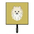 thumbnail image 1 of Tan Checkered Pomeranian Leash or Key Holder, 1 of 1