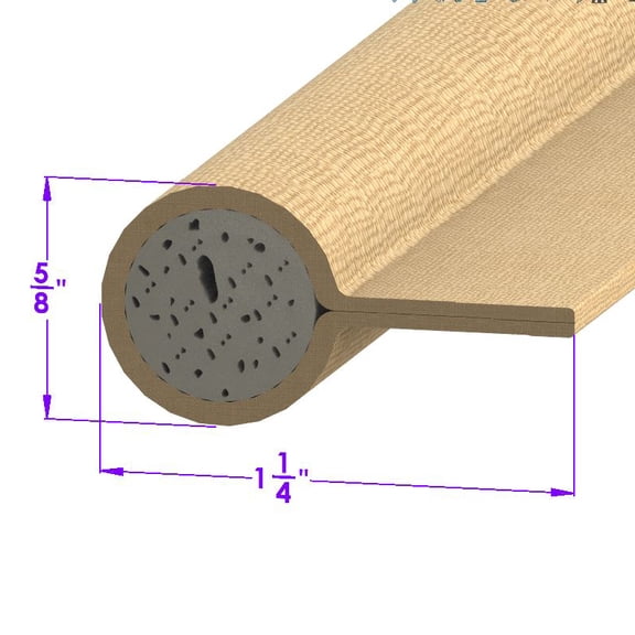 Tan, Cloth-Covered Sponge Windlace - LP 57-C