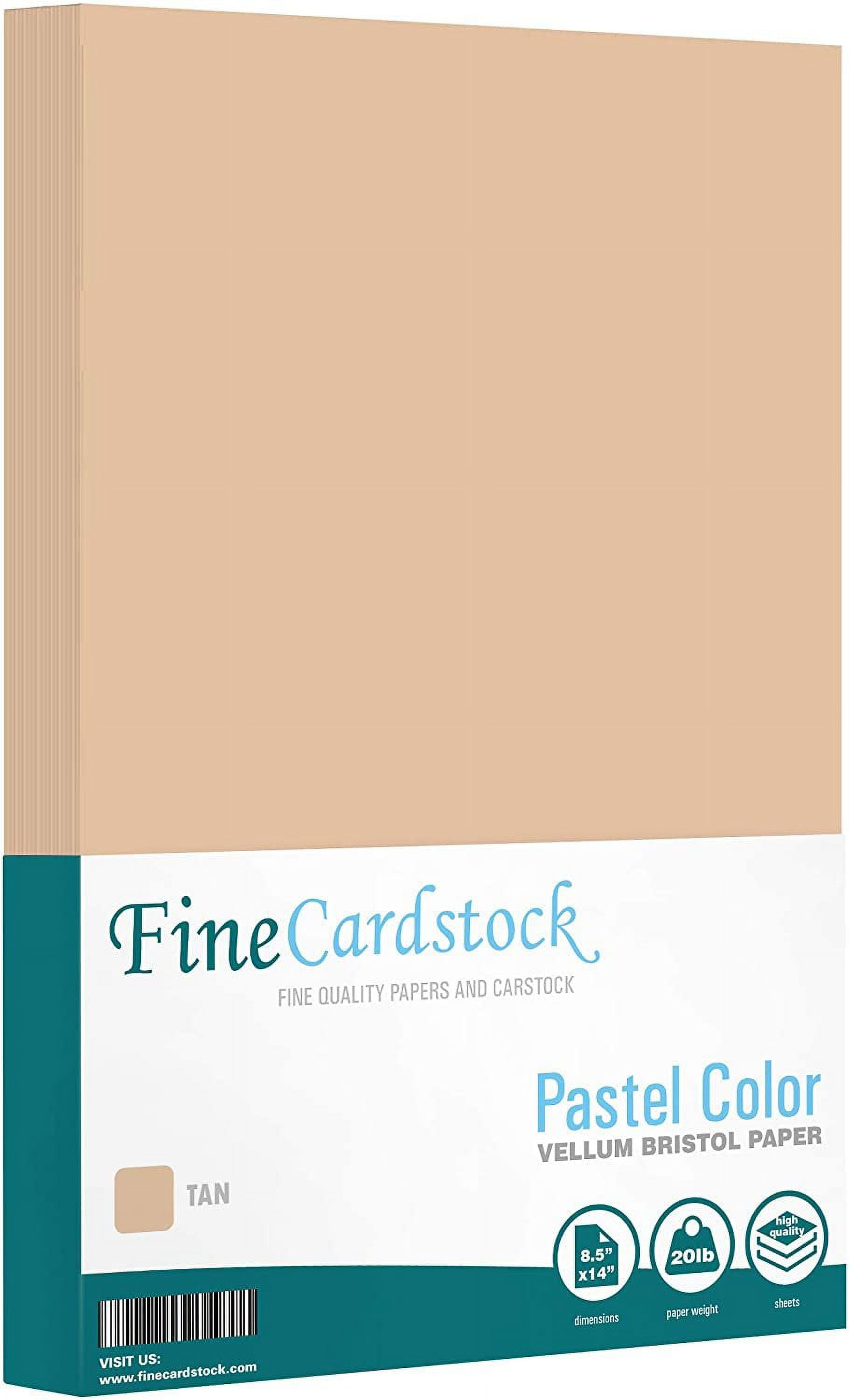 Color Tan Code Paper Tan - Color Paper 20lb. Size 8.5 X 14 Legal/Menu Size 100 Per Pack ...