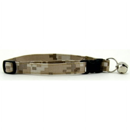 Tan Digital Camo Cat Collar