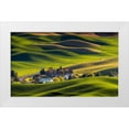 thumbnail image 1 of Tan, Eileen 32x21 White Modern Wood Framed Museum Art Print Titled - Houses In The Farm Land, 1 of 4