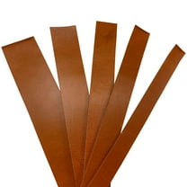 Tan Full Grain Buffalo Leather Strips 8/9 ounce 3/8" (19 mm)