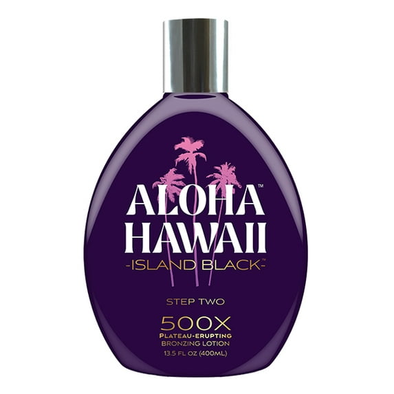 Tan Inc Aloha Hawaii Island Black 500x Bronzing Tanning Lotion 13.5oz