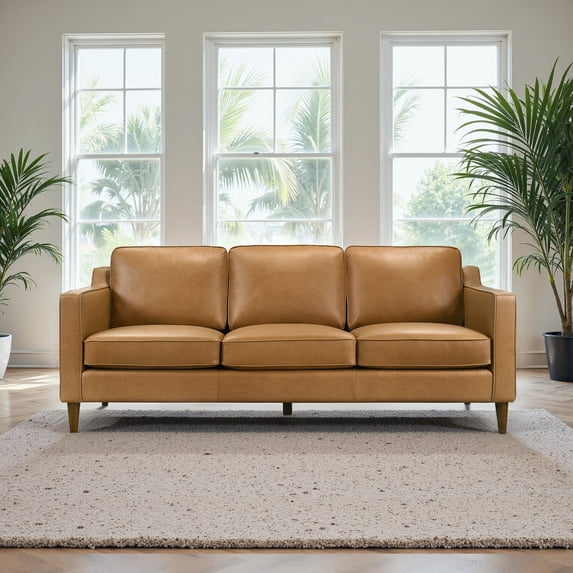 Tan Leather, Anti - Crack Design - Ideal for Busy Families, User - Friendly for i - robot