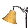 thumbnail image 1 of Tan Leatherette 12 Inch Bell Lampshade with Uno Fitter 8x12x8.5, 1 of 3