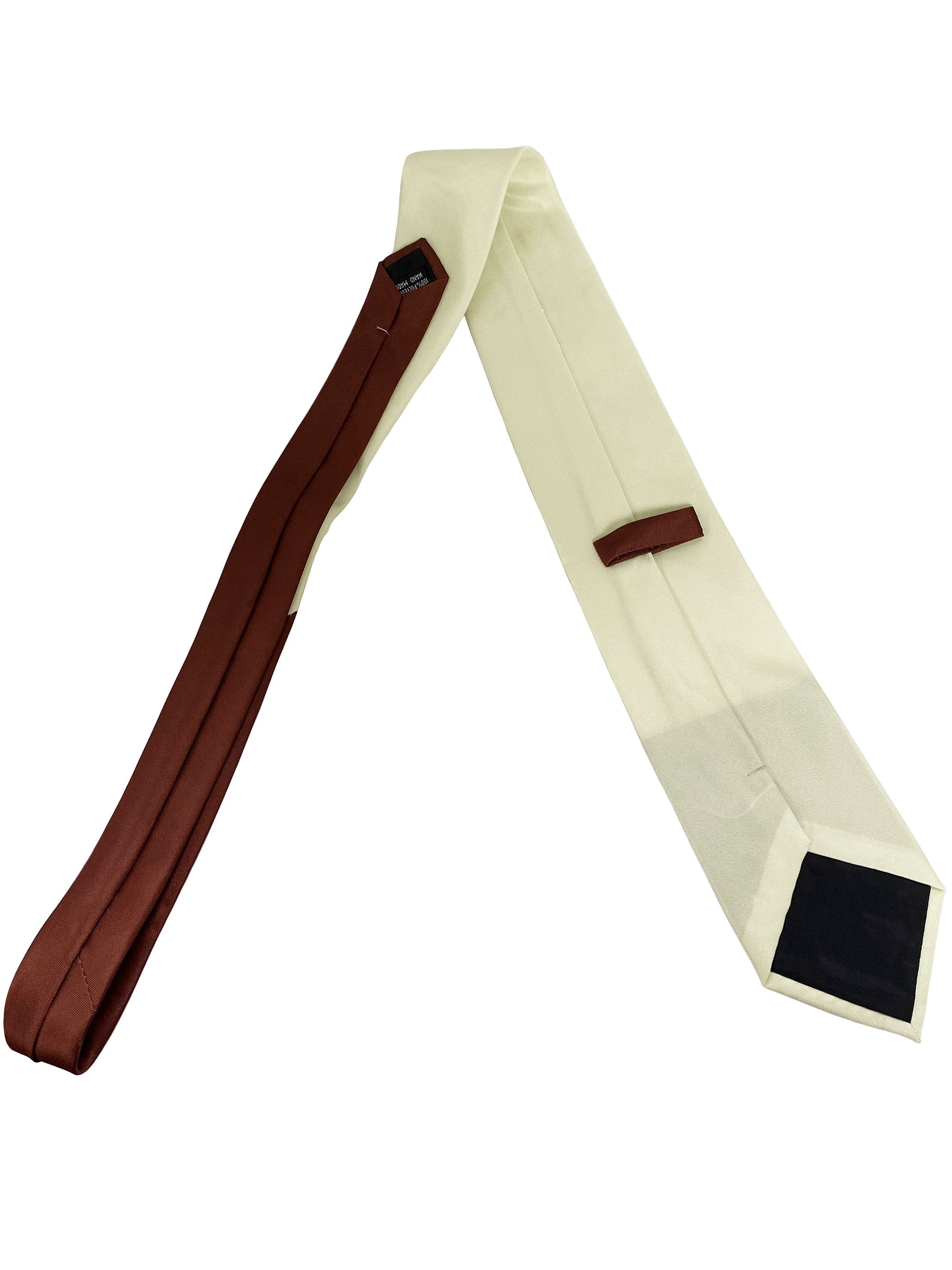 Leatherface 1986 Horror Movie Necktie – Tan Classic Villain Tie, Costume Accessory & Fan Gift 3 thumbnail image