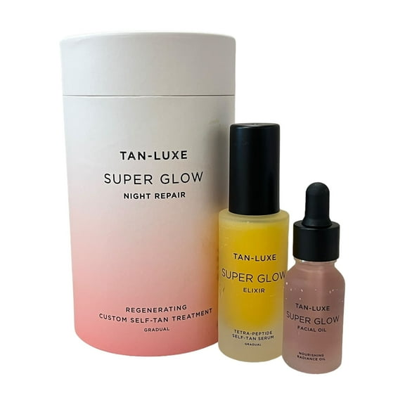 Tan Luxe Super Glow Night Repair Regnerating Custom Self Tan Treatment