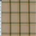 thumbnail image 1 of Tan/Olive Charles Plaid Dobby Weave, Fabric Sold By the Yard, 1 of 1