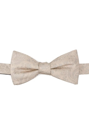 Tan Paisley Men's Bow Tie