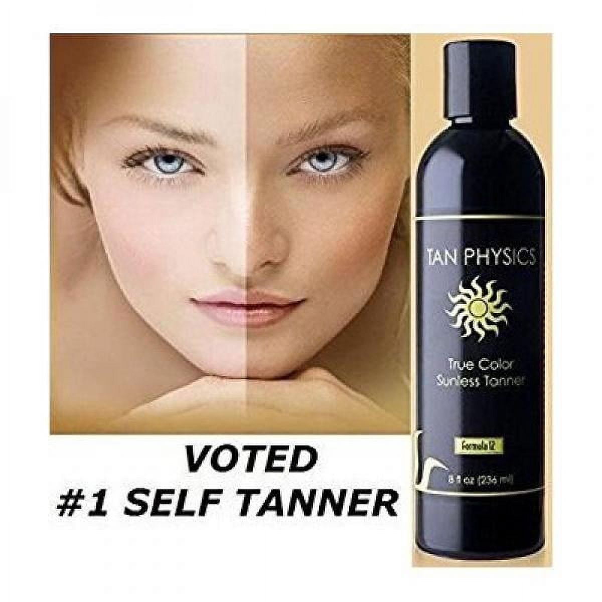 Tan Physics True Color w/ 5 FREE pairs of application gloves - Sunless Tanner 8 fl oz
