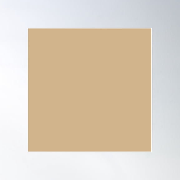 Tan Poster Wall Art, Modern Wall Decor For Living Room Bedroom, 30x30 UNFRAMED