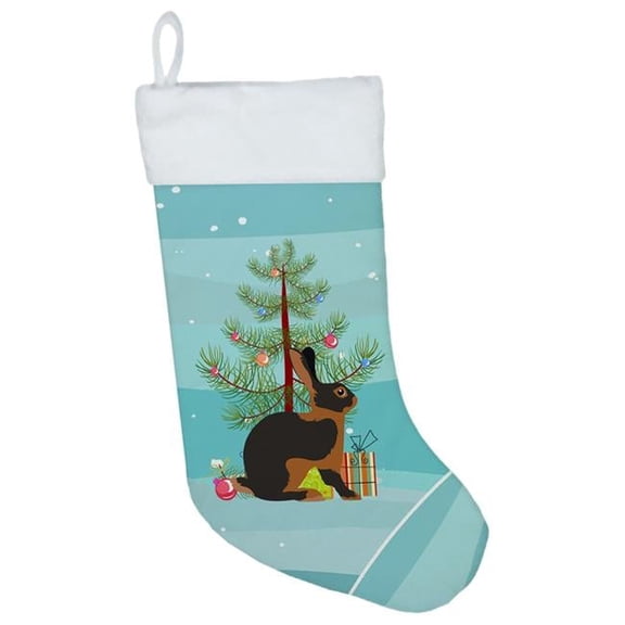 Tan Rabbit Christmas Christmas Stocking