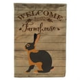 thumbnail image 1 of Caroline's Treasures CK6907CHF Tan Rabbit Welcome Flag Canvas House Size , Large, multicolor, 1 of 4
