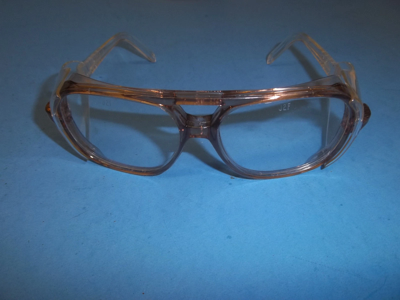 Tan Safety Glasses Great For Landscaping Construction Work Biking Land Clearing