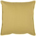 thumbnail image 1 of Tan Solid Color Flange Edge Throw Pillow, 1 of 6