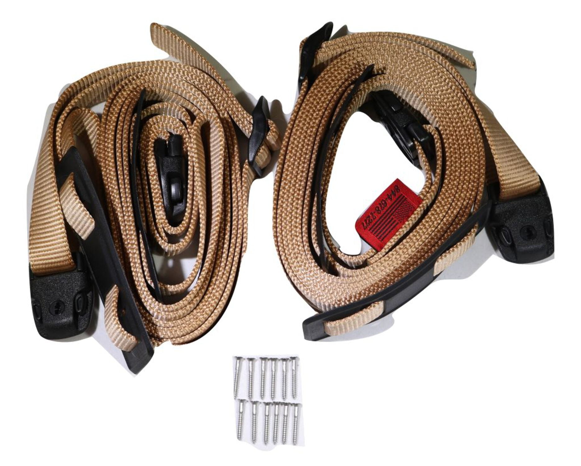 Tan Spa Cover Hot Tub Wind Strap Complete Kit Nexus Locks 10 Ft | SCL10TN-KIT
